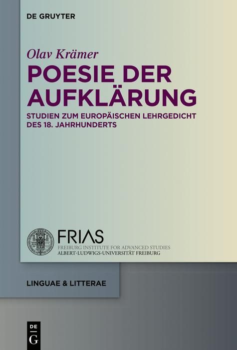 Produktbild: Poesie der Aufkl&auml;rung