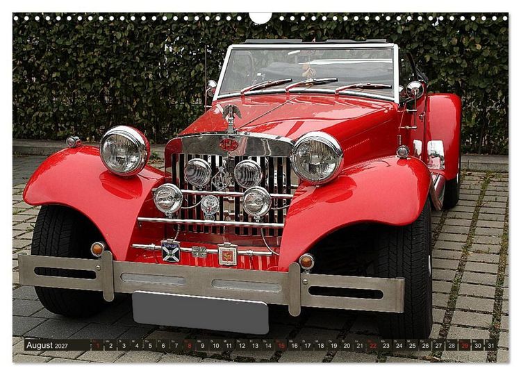 Produktbild: Oldtimer vergangenger Jahrzehnte (Wandkalender 2027 DIN A3 quer), CALVENDO Monatskalender