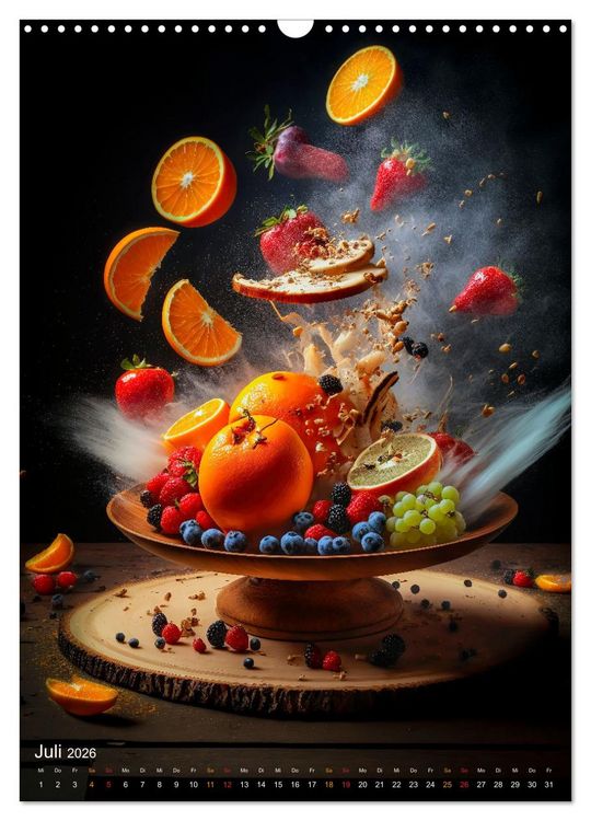 Produktbild: Desserts - S&uuml;&szlig;e K&ouml;stlichkeiten zum Dahinschmelzen (Wandkalender 2026 DIN A3 hoch), CALVENDO Monatskalender