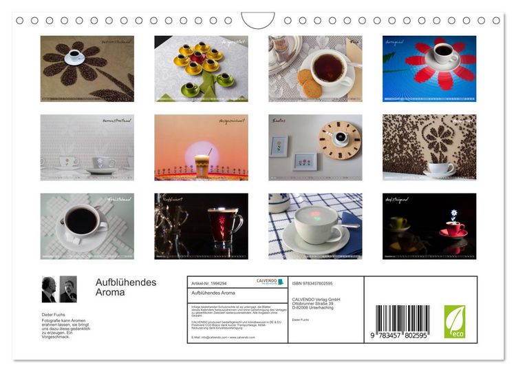 Produktbild: Aufbl&uuml;hendes Aroma (Wandkalender 2026 DIN A4 quer), CALVENDO Monatskalender