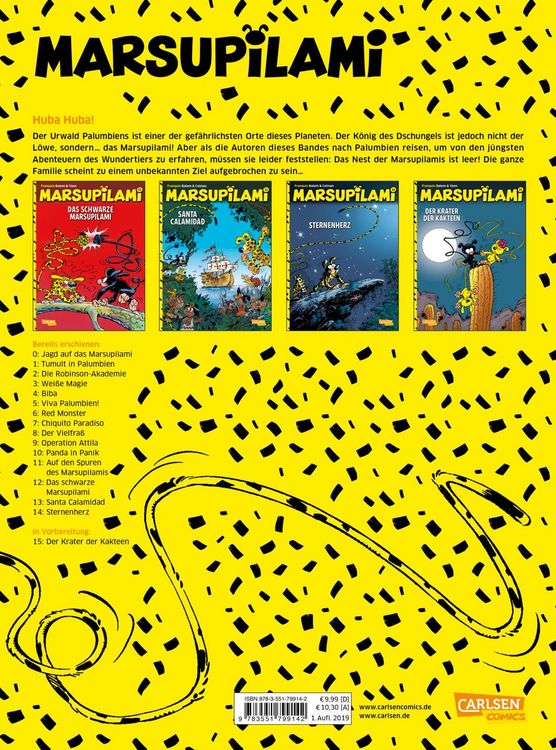 Produktbild: Marsupilami 14: Sternenherz