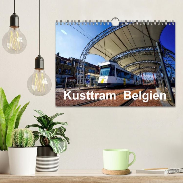 Produktbild: Kusttram Belgien (Wandkalender 2026 DIN A4 quer), CALVENDO Monatskalender