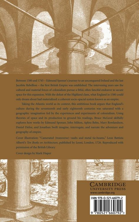 Produktbild: The Geography of Empire in English Literature, 1580 1745