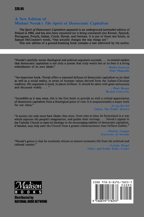 Produktbild: The Spirit of Democratic Capitalism