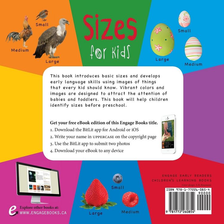 Produktbild: Sizes for Kids age 1-3 (Engage Early Readers