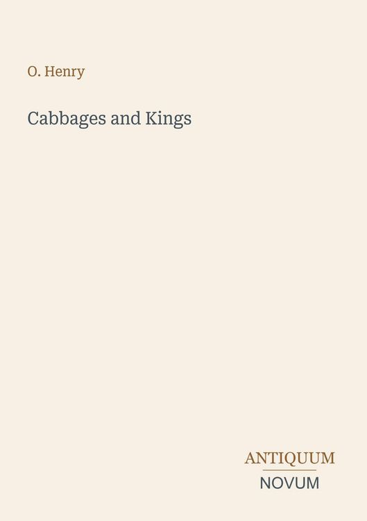 Produktbild: Cabbages and Kings