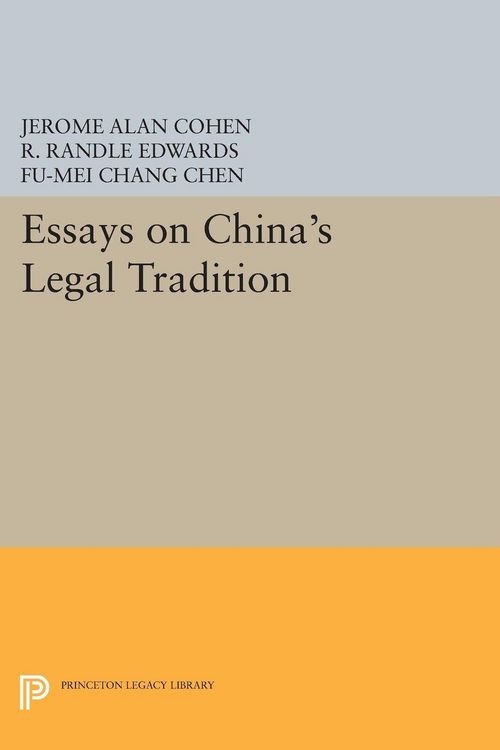 Produktbild: Essays on China's Legal Tradition