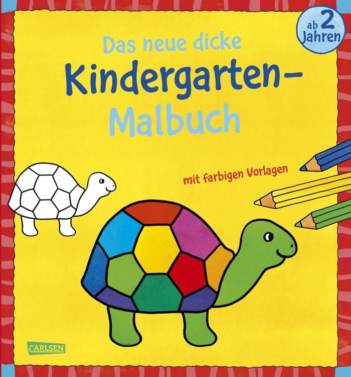 Bild vom Artikel Ausmalbilder für Kita-Kinder: Das neue, dicke Kindergarten-Malbuch: Mit farbigen Vorlagen und lustiger Fehlersuche vom Autor Andrea Pöter