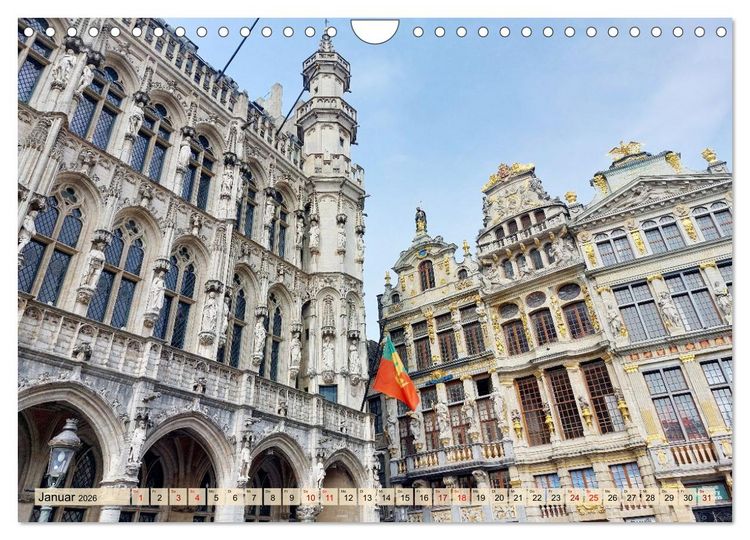 Produktbild: Br&uuml;ssel - Spannende Metropole (Wandkalender 2026 DIN A4 quer), CALVENDO Monatskalender