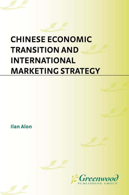 Produktbild: Chinese Economic Transition and International Marketing Strategy