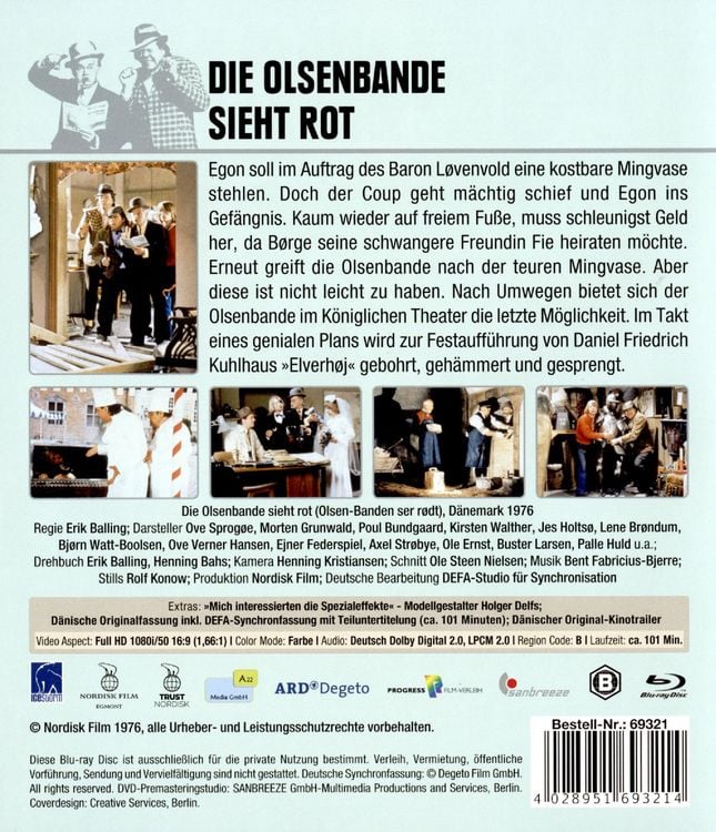Produktbild: Die Olsenbande - Sieht Rot