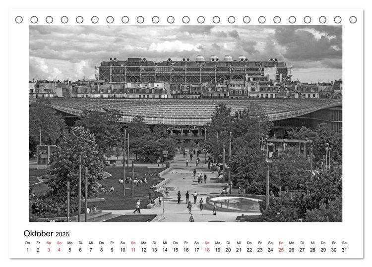Produktbild: Paris vive la m&eacute;tropole (Tischkalender 2026 DIN A5 quer), CALVENDO Monatskalender