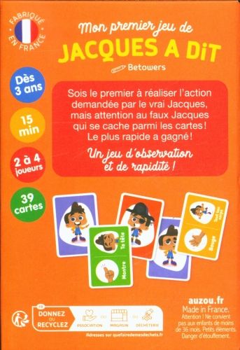 Produktbild: Mon premier jeu de Jacques a dit : viens faire une partie !