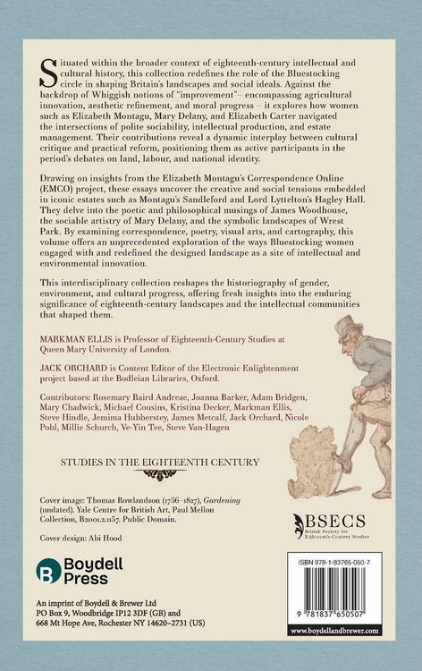 Produktbild: Bluestockings and Landscape in Eighteenth-Century Britain