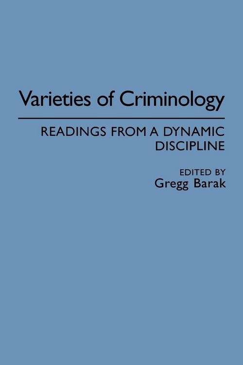 Produktbild: Varieties of Criminology