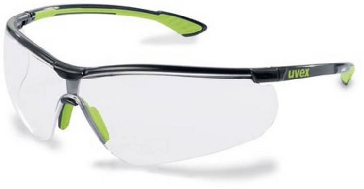 Produktbild: uvex sportstyle 9193265 Schutzbrille inkl. UV-Schutz Gr&uuml;n, Schwarz EN 166, EN 170 DIN 166, DIN 170