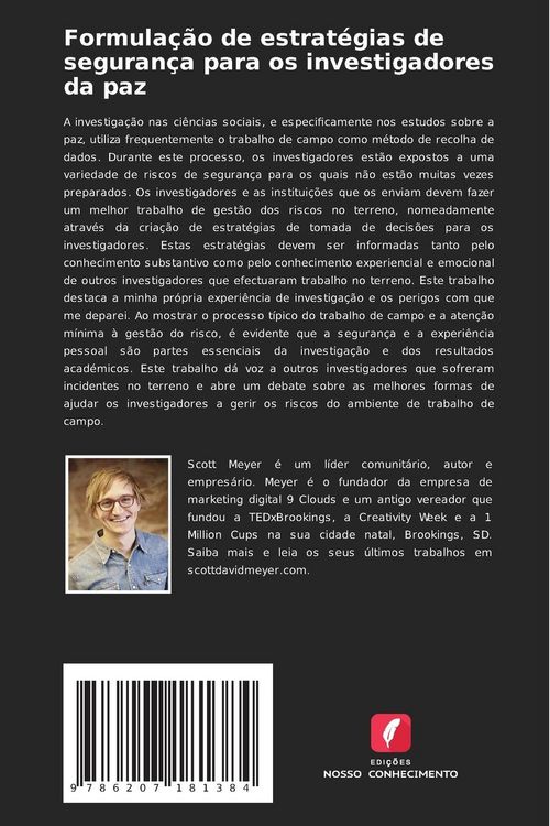 Produktbild: Formula&ccedil;&atilde;o de estrat&eacute;gias de seguran&ccedil;a para os investigadores da paz
