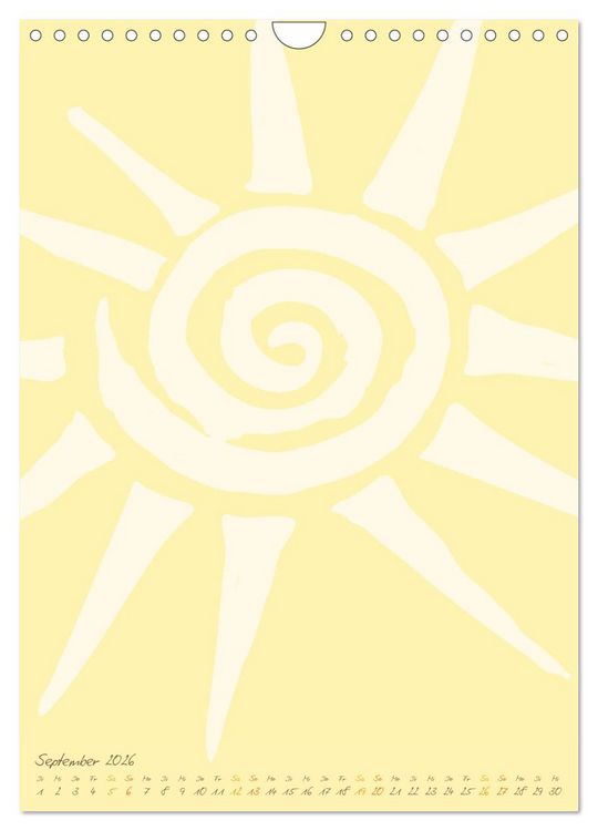Produktbild: FOTOS & BASTELN - Always the Sun (Wandkalender 2026 DIN A4 hoch), CALVENDO Monatskalender