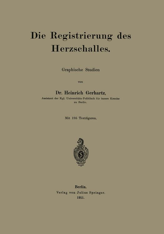 Produktbild: Die Registrierung des Herzschalles