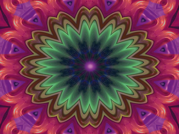 Produktbild: CALVENDO Puzzle Mandala 10 CB 1000 Teile Lege-Gr&ouml;&szlig;e 64 x 48 cm Foto-Puzzle Bild von Claudia Burlager