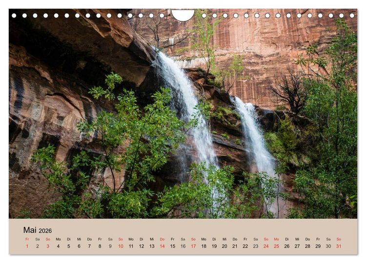 Produktbild: Faszination USA - traumhafter S&uuml;dwesten (Wandkalender 2026 DIN A4 quer), CALVENDO Monatskalender