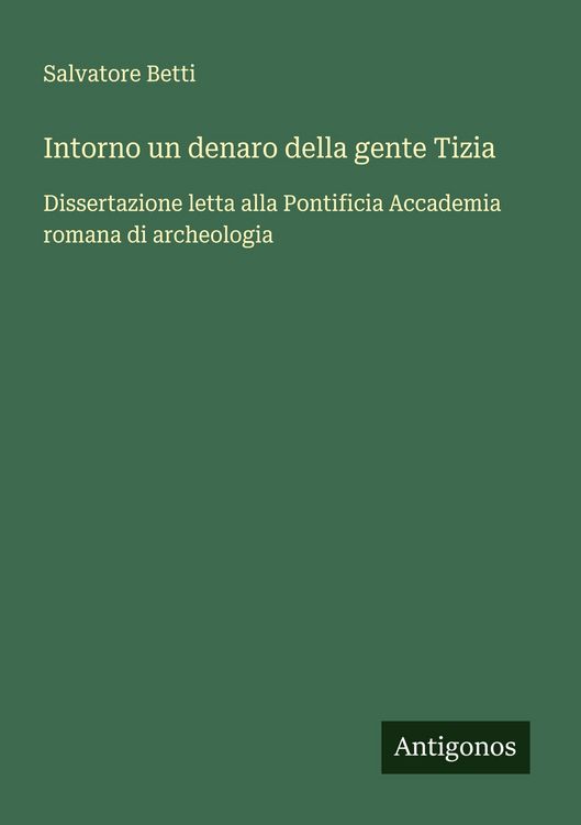 Produktbild: Intorno un denaro della gente Tizia