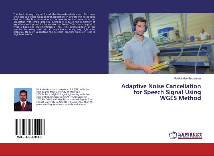 Produktbild: Adaptive Noise Cancellation for Speech Signal Using WGES Method