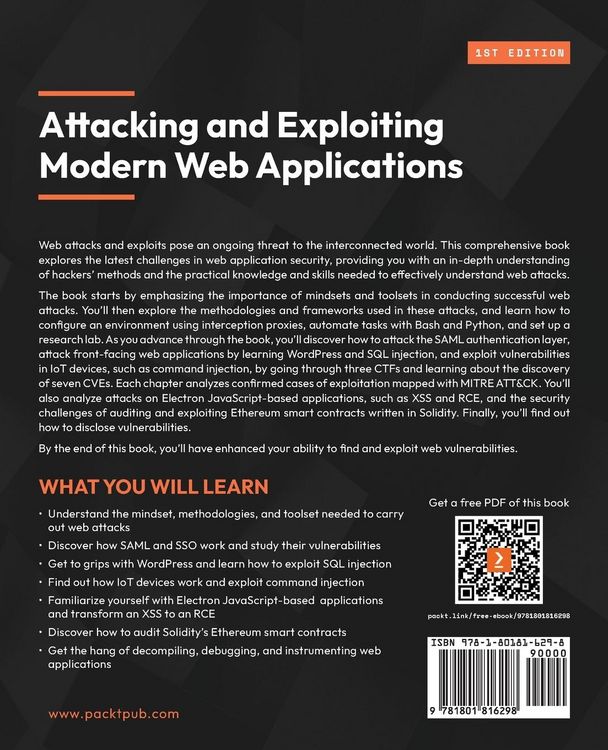 Produktbild: Attacking and Exploiting Modern Web Applications