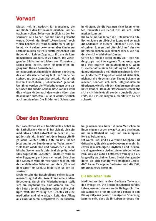 Produktbild: Vom Rosenkranz erzählen. Kamishibai Bildkartenset