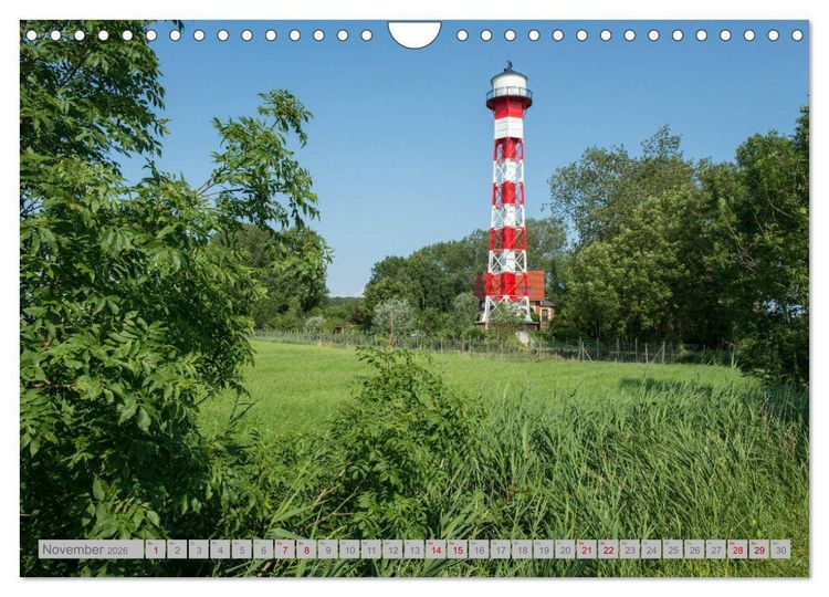 Produktbild: Leuchtt&uuml;rme - W&auml;chter der K&uuml;sten (Wandkalender 2026 DIN A4 quer), CALVENDO Monatskalender