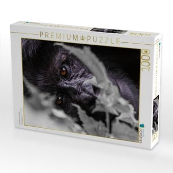 Produktbild: CALVENDO Puzzle Die Augen eines Gorillas | 1000 Teile Lege-Gr&ouml;&szlig;e 64x48cm Foto-Puzzle f&uuml;r gl&uuml;ckliche Stunden