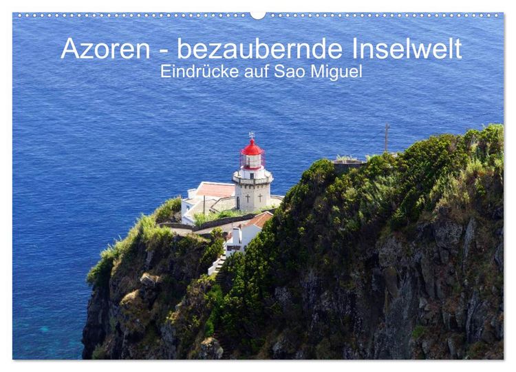 Produktbild: Azoren - bezaubernde Inselwelt. Eindr&uuml;cke auf Sao Miguel (Wandkalender 2026 DIN A2 quer), CALVENDO Monatskalender