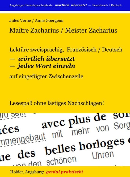 Produktbild: Maître Zacharius / Meister Zacharius