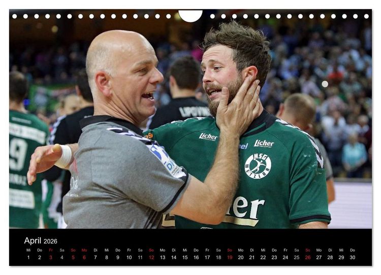 Produktbild: Handball Bundesliga - HSG Wetzlar (Wandkalender 2026 DIN A4 quer), CALVENDO Monatskalender