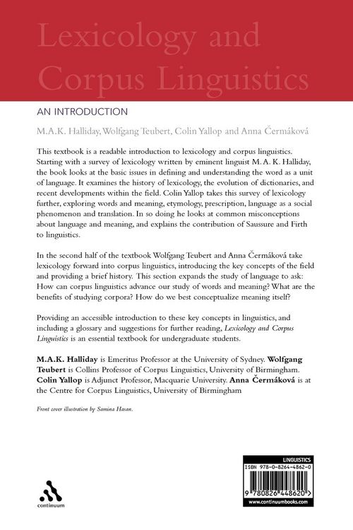 Produktbild: Lexicology and Corpus Linguistics