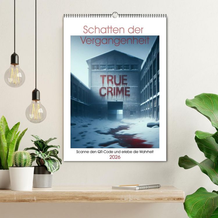 Produktbild: True Crime - Schatten der Vergangenheit (Wandkalender 2026 DIN A2 hoch), CALVENDO Monatskalender