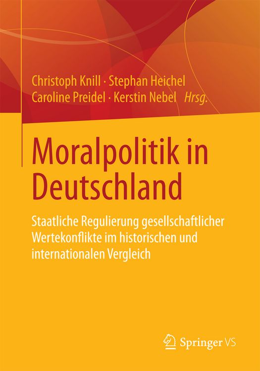 Produktbild: Moralpolitik in Deutschland