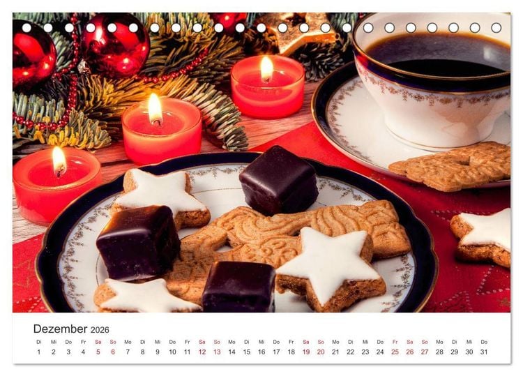 Produktbild: Kulinarische Kompositionen (Tischkalender 2026 DIN A5 quer), CALVENDO Monatskalender