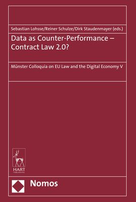 Produktbild: Data as Counter-Performance - Contract Law 2.0?