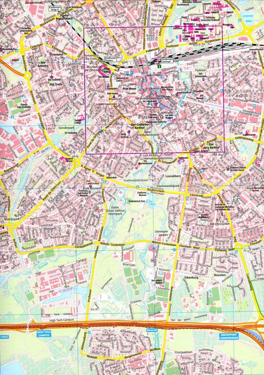 Produktbild: Eindhoven, Stadtplan 1:20.000, freytag & berndt