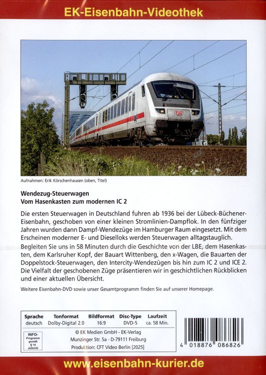 Produktbild: Wendezug Steuerwagen - Vom Hasenkasten zum modernen IC 2