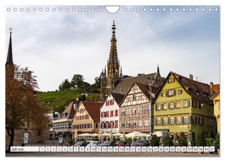 Produktbild: Esslingen am Neckar (Wandkalender 2026 DIN A4 quer), CALVENDO Monatskalender