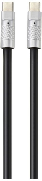 Produktbild: Renkforce USB-C&reg; Kabel USB 2.0 USB-C&reg; Stecker, USB-C&reg; Stecker 1.00m Schwarz RF-6056872