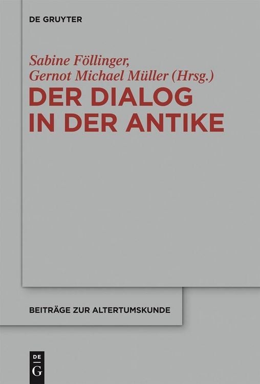 Produktbild: Der Dialog in der Antike