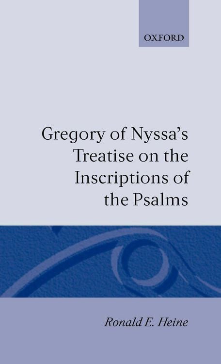 Produktbild: Gregory of Nyssa's Treatise on the Inscriptions of the Psalms