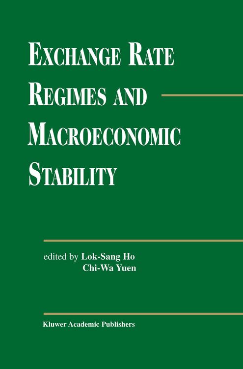 Produktbild: Exchange Rate Regimes and Macroeconomic Stability