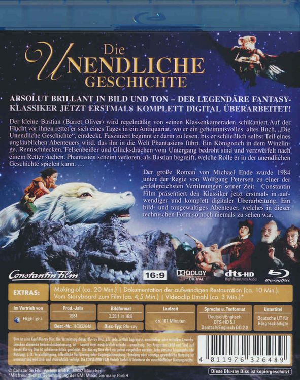 Produktbild: Die unendliche Geschichte 1