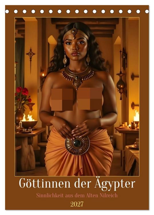 Produktbild: G&ouml;ttinnen der &Auml;gypter (Tischkalender 2027 DIN A5 hoch), CALVENDO Monatskalender