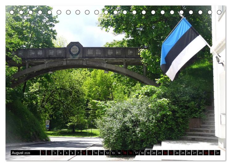 Produktbild: Malerisches Dorpat - Estlands Universit&auml;tsstadt Tartu (Tischkalender 2026 DIN A5 quer), CALVENDO Monatskalender