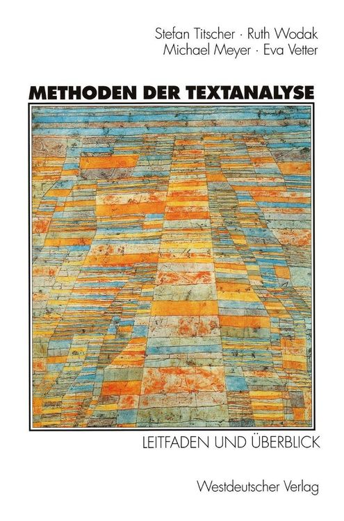 Produktbild: Methoden der Textanalyse